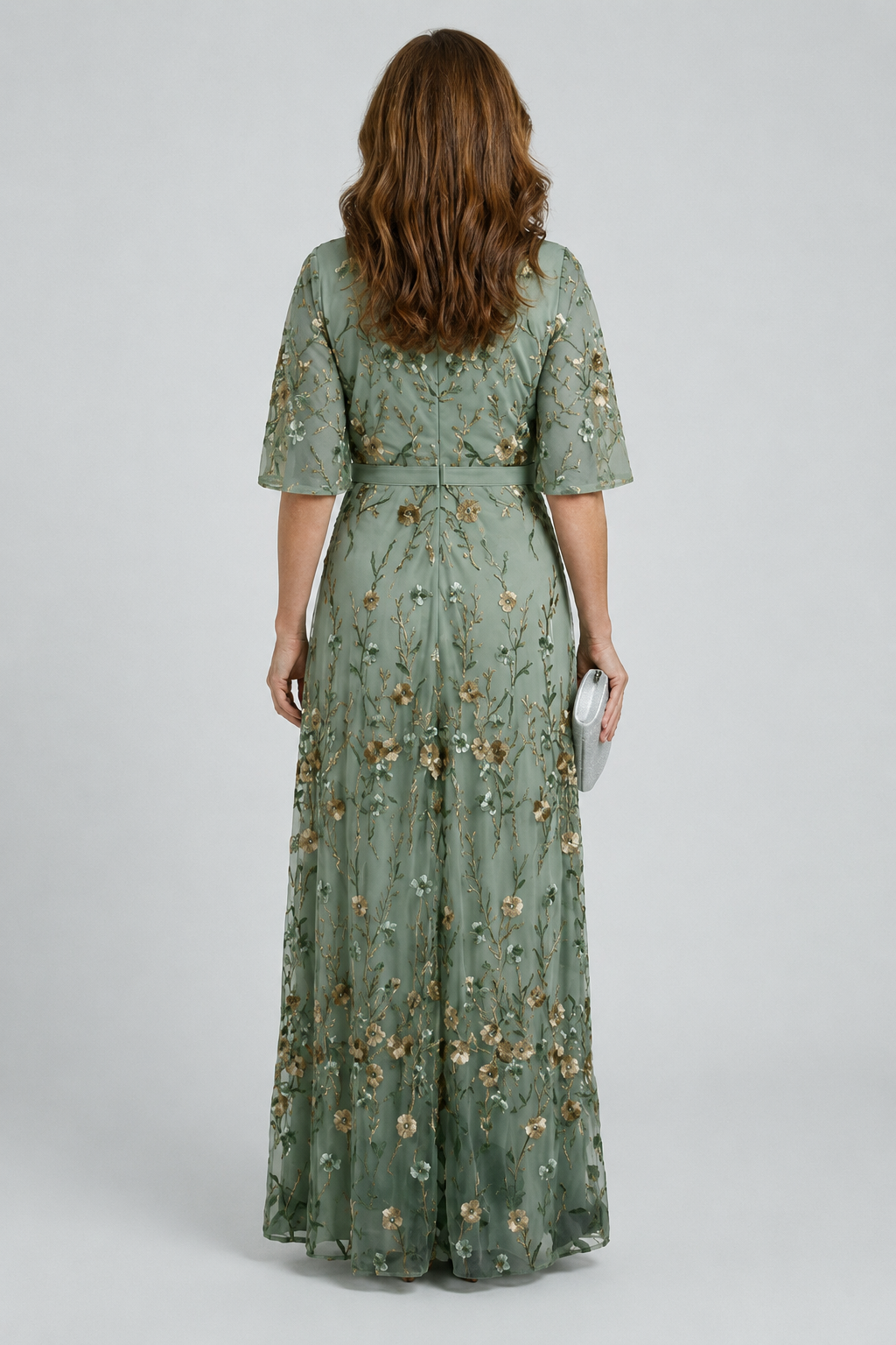 Selora - Halter Bloom Flow Maxi Dress