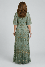Selora - Halter Bloom Flow Maxi Dress