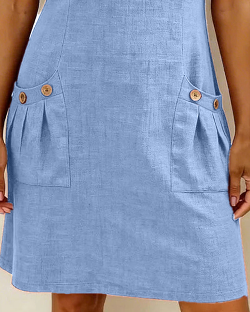 Elst | Dress with Zipper Pocket
