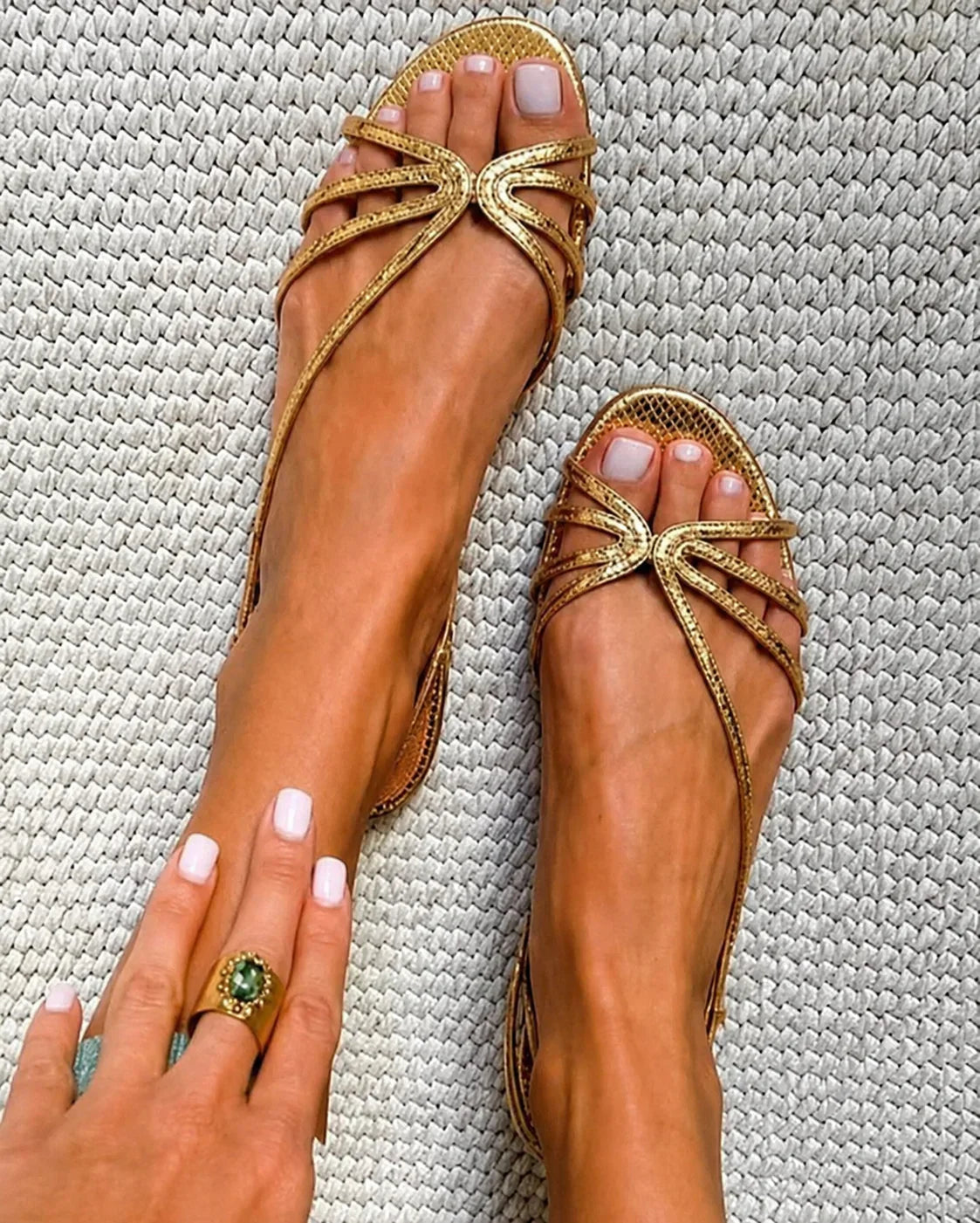 Elara – Elegant Strappy Sandals