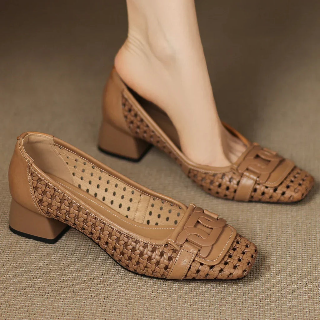 Solea - Woven Heels