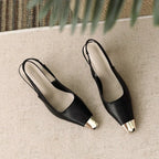 Layla | Pointed Toe Slingback Heels