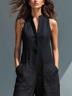 Lotte™ | Sleeveless Minimalist Jumpsuit