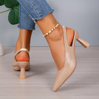 Sophia | Women's Pointed Toe Slingback Heels