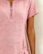 Elst | Dress with Zipper Pocket