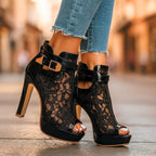 Liliana - Elegant Lace Pumps
