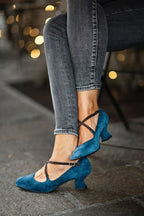 Karen – Cross Strap Heels