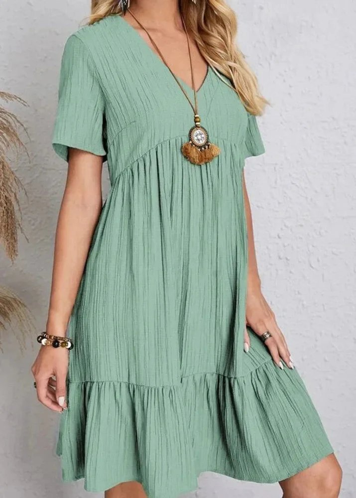 Jana – Ribbed Layered Mini Dress
