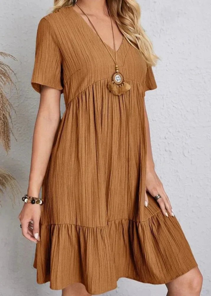 Jana – Ribbed Layered Mini Dress