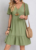 Jana – Ribbed Layered Mini Dress
