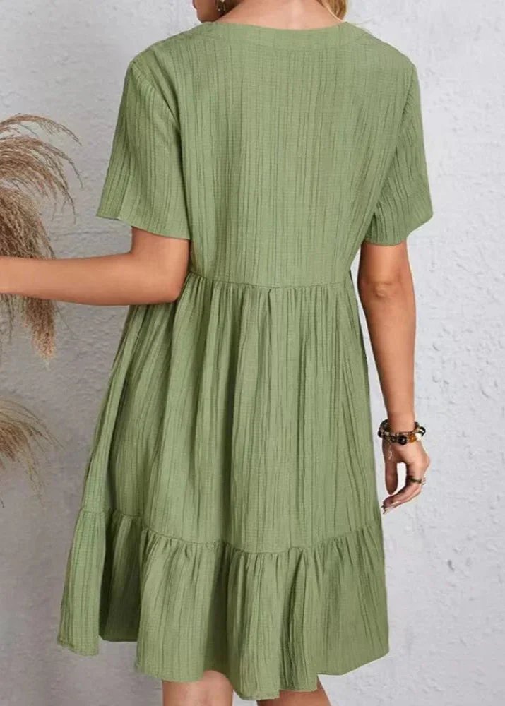Jana – Ribbed Layered Mini Dress